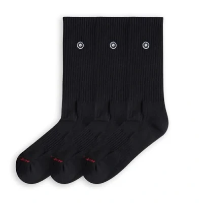 Imagen de Jimmy Lion Calcetines Athletic Essentials Lion. Bundle de 3 pares estilo deportivo, media caña, color negro, talla 36 40.