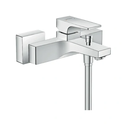 Imagen de Hansgrohe 32540000 Metropol Grifo de bañera Visto, Cromo, lever handle