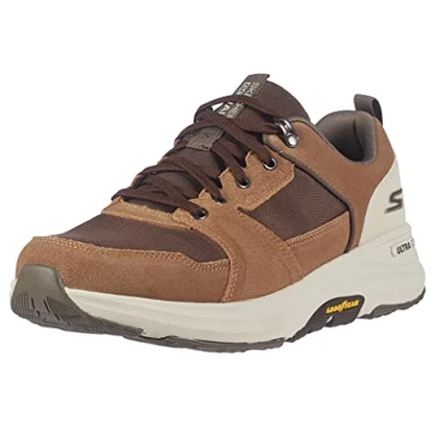 Imagen de Skechers 216106 BRTN, Zapatillas Hombre, Tan Suede/Brown Textile, 41 EU