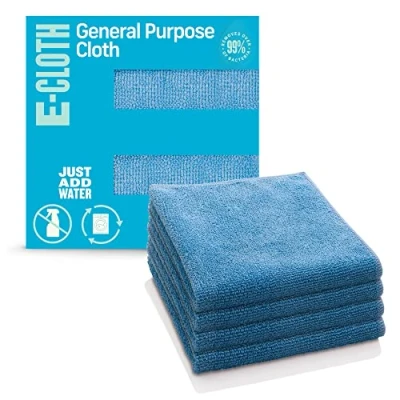 Imagen de E Cloth Paño de Uso General, Microfibra, Alaskan Blue Paquete 4, New Version, 4