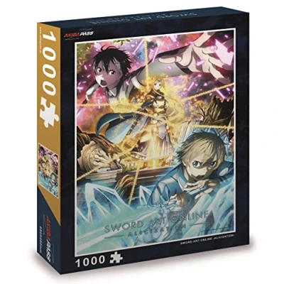 Imagen de Crunchyroll Sword Art Online Alicization Peppermint Anime GmbH Puzzle 1000 Piezas Original y con Licencia, Color Plata (448/88947)