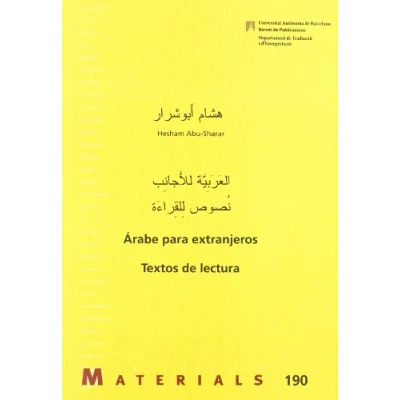 Imagen de Árabe Para Extranjeros. Textos De Lectura (Materials): 190
