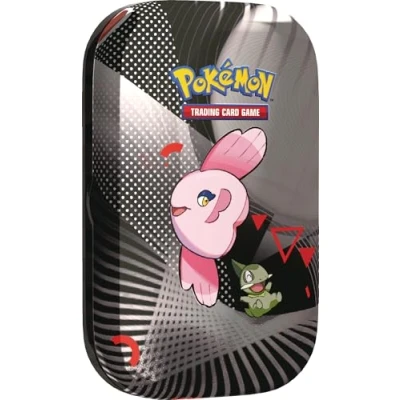 Imagen de Pokémon: Minilata Teselia de JCC Alomomola y Axew (2 Sobres Mejora 1 Tarjeta Adhesiva)
