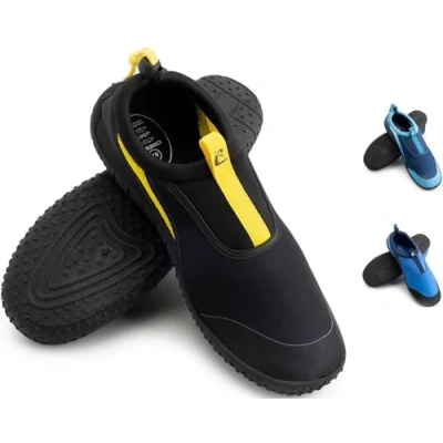 Imagen de CRESSI Coco Shoes Zapatos Deportivos Diseñados para Deportes Acuáticos, Negro/Amarillo, 37, Adultos