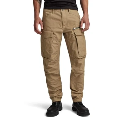 Imagen de G STAR Rovic Zip 3D Regular Tapered Pants Pantalones, Marrón (Dk Fawn D02190 d213 7172), 31W / 34L Hombre