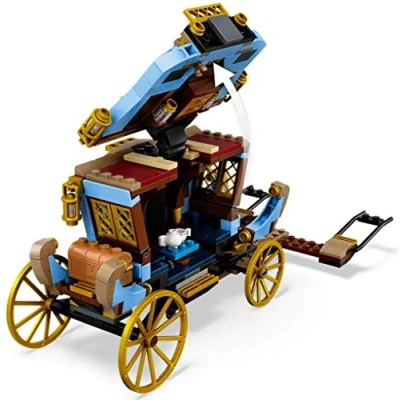 Imagen de LEGO Harry Potter Carruaje de Beauxbatons: Llegada a Hogwarts, Nuevo Juguete Construcción Carro con Caballos Alados Inspirado en la Película El Cáliz Fuego (75958)