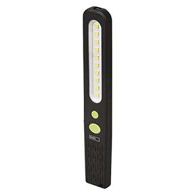 Imagen de EMOS Luz de trabajo LED recargable con función Boost 700 lm, máx. 45 m 3 modos iluminación 6 horas Cable USB Para aficionados y exteriores Negro