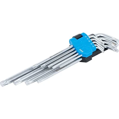 Imagen de BGS 793 Juego de llaves acodadas extra largas con perfil en T (para Torx) T10 T50 9 piezas