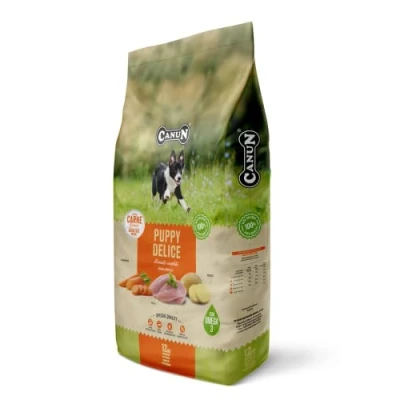 Imagen de Pienso para Perros Cachorros con Pollo Fresco Sin Cereales Alimento seco 12 kg Canun Fresh Puppy Delice