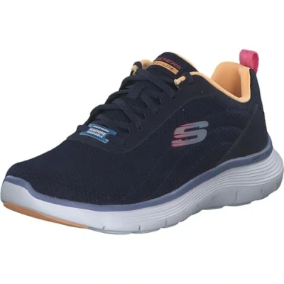 Imagen de Skechers Flex Appeal 5.0, Zapatillas de Deporte Mujer, Malla Azul Marino Multi Trim, 39 EU