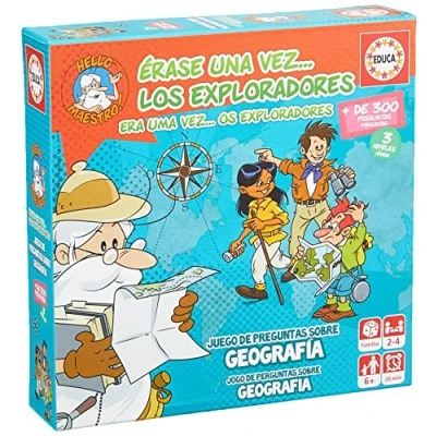 Imagen de Educa Érase Una Vez…Los Exploradores Juego de Mesa Educativo, Multicolor (18857)