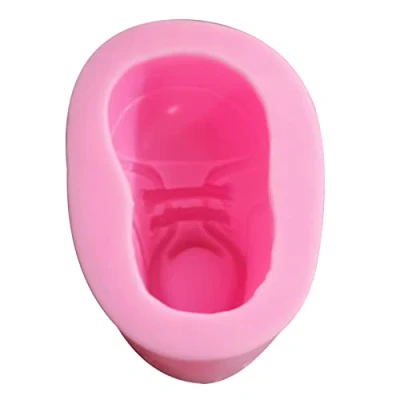Imagen de Molde de Silicona para Pasteles, moldes jabón Fondant, Material en Forma Zapato bebé, Galletas Sugarcraft, Utensilios Hornear DIY, Herramienta Pasteles