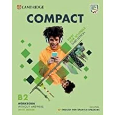 Imagen de Compact First for Schools Third edition English Spanish Speakers Workbook without answers with eBook (2023)