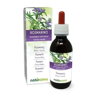 Imagen de Romero (Rosmarinus officinalis) hojas Tintura Madre sin alcohol Naturalma Extracto líquido gotas 120 ml Complemento alimenticio Vegano