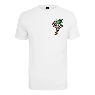 Imagen de Mister TEE Flamingo Camiseta estampada, Hombre, Talla: Large, White