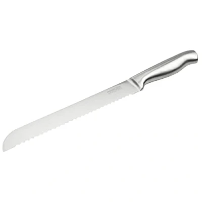 Imagen de NIROSTA Cuchillo panero en acero inoxidable japones CCR+ con mango ergonómico, 34x3x2cm, 1ud.