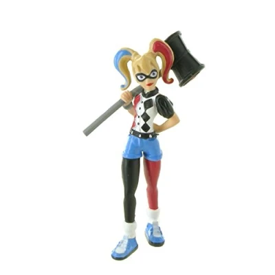 Imagen de Figuras Super Hero Girls Figura Harley Quinn, 9 cm (Comansi Y99114)