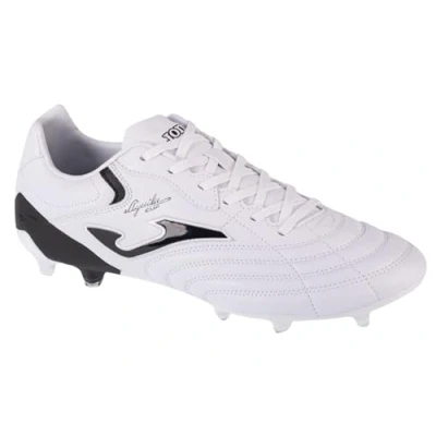 Imagen de Joma Botas de Fútbol para Terreno Firme Águila, 38 46 Negro y Blanco Fabricado con Microfibra Alto Rendimiento Tacos Añadidos Distribuciñon Peso Mejor Agarre