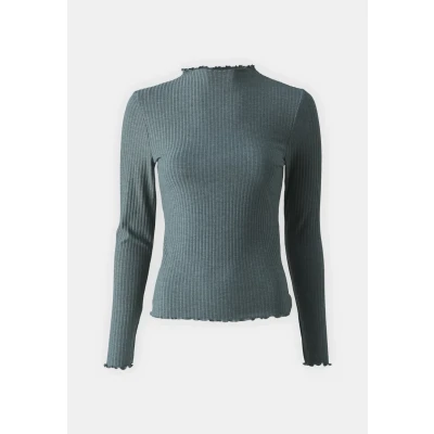 Imagen de ONLY Onlemma HIGH NECK NOOS Camiseta de manga larga, Mujer, Talla: Large, Balsam green