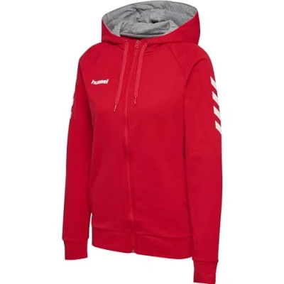 Imagen de hummel HMLGO Cotton Zip Hoodie Woman Color: True Red_Talla: XL