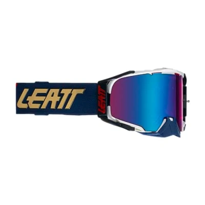 Imagen de Leatt Velocity 6.5 Iriz Guard Gafas de Motocross (Blue/White,One Size)