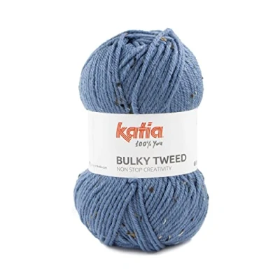 Imagen de Katia Bulky Tweed Color: Jeans (212) 100 g/aprox 150 m lana