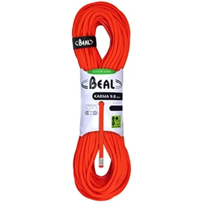 Imagen de Beal Karma Cuerda de Escalada Unisex, Unisex Adulto, BC098K, Amarillo, 70 m