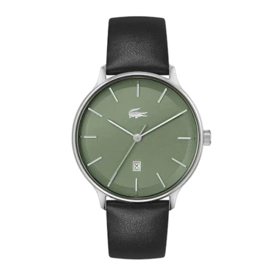 Imagen de Lacoste Reloj Analógico de Cuarzo para hombre con Correa en piel Verde 2011225
