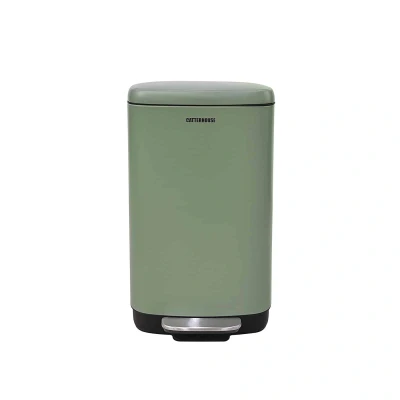 Imagen de Cubo de Basura y Reciclaje CATTERHOUSE Planeta 30L 33,5x30x60,5 cm Metal con Pedal, Extraíble Cierre Suave