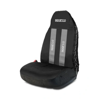 Imagen de SPARCO SPC1020GR Cubreasiento negro/gris Tejido de poliéster