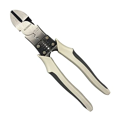 Imagen de BOOSDEN Alicates de corte diagonal,Alicate diagonal para electrónica,Alicates eléctrico cortadora diagonal,Cortadores alambre (8pulgadas/20cm)