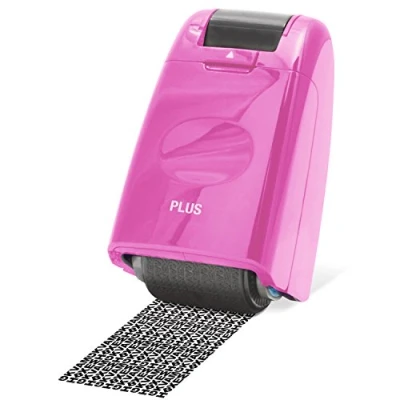 Imagen de PLUS Japan Sello de rodillo camuflaje, fucsia, aprox. 50 m cobertura