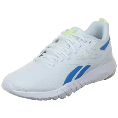 Imagen de Reebok Flexagon Force 4 Zapatillas de entrenamiento, Hombre, Talla: 45.5, Footwear white kinetic blue digital lime Zapatos