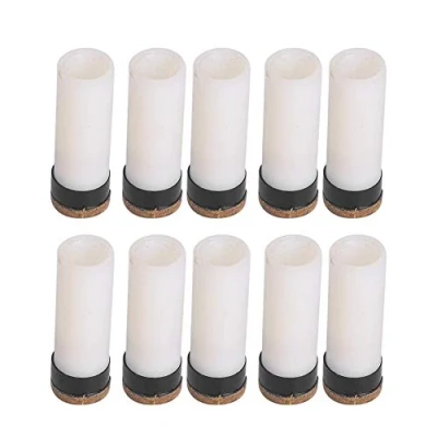 Imagen de Vbest life Paquete de 10 Piezas Punta Billar, Puntas Pieza Repuesto Varilla Poste Billar para Tacos y Billar(10mm)