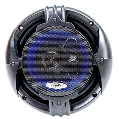 Imagen de PNI Altavoces coaxiales para automóvil HiFi650, 120 W, 16,5 cm, 3 Caballos, Rejilla incluida, Juego de 2 Piezas
