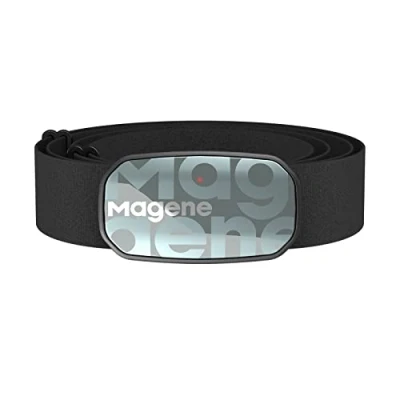 Imagen de Magene H603 Monitor de frecuencia cardíaca Correa para el Pecho HRM Fitness Tracker IP67 Soporte Impermeable Bluetooth 4.2 y Ant+, Compatible con Wahoo, Zwift, Strava, Elite HRV