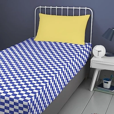 Imagen de Bedlam Beckett Stripe Sábana Bajera Ajustable de 25 cm Tamaño Cama Individual en Multi