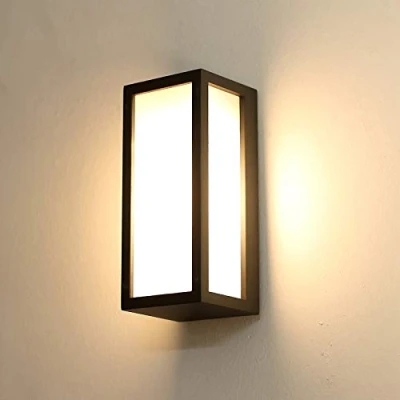 Imagen de HLFVLITE lámpara de pared exterior, máximo 40 W E27, exterior aluminio, IP54 impermeable, gris antracita