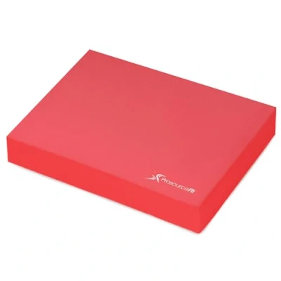 Imagen de ProsourceFit Exercise Balance Pad Non Slip Cushioned Foam Mat &amp; Knee for Fitness and Stability Training, Yoga, Physical Therapy Red L (15.5&quot; x 12.75&quot;)