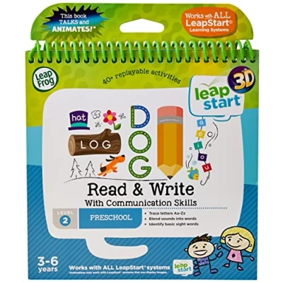 Imagen de Leapfrog Libro de Actividades 3D para Leer y Escribir, Multicolor, 18.7 x 17.8 1.8cm (461403)
