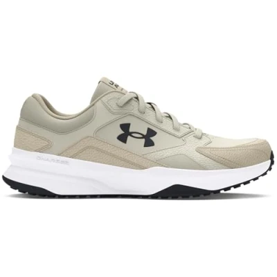 Imagen de Under Armour UA Edge LTHR Zapatillas para correr de hombre, deportivas hombre el gimnasio y actividades al aire libre, color cuarzo blanco/piedra/blanco
