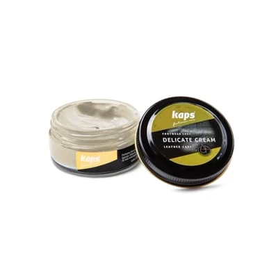 Imagen de Kaps Crema para El Cuidado del Calzado, Intensivo Y Nutritivo Cuero, Delicate, 70 Colores (136 marfi)