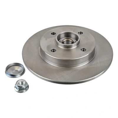 Imagen de BLUE PRINT ADP154351 Disco de freno Eje trasero 249 9 4 108 macizo aceitado con cubierta grasa, anillo sensor ABS CITROËN: C4 Coupé