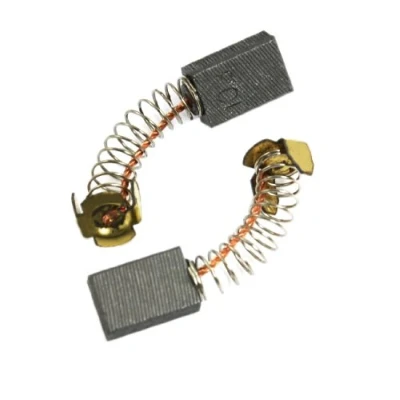 Imagen de sourcing map 4 Piezas 15mm x 10mm 6mm Motor Carbono Escobillas Reemplazo