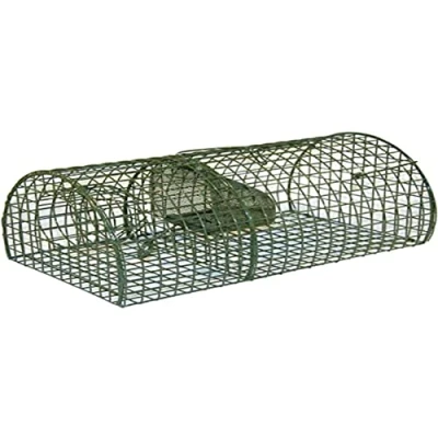 Imagen de Jaula atraparatas MultiRat, semicircular, longitud 40cm, MS Schippers Cebo para ratas Adecuado Ganado Vacas Cerdos Porcino
