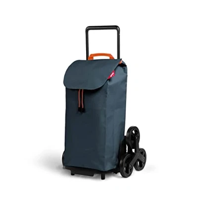 Imagen de Gimi Carrito de Compras, Tela Impermeable, Gris, 52 l