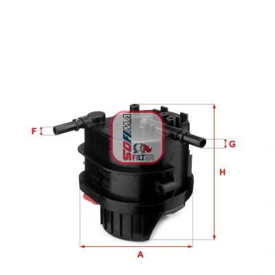Imagen de Filtro de combustible SOFIMA S4015NR