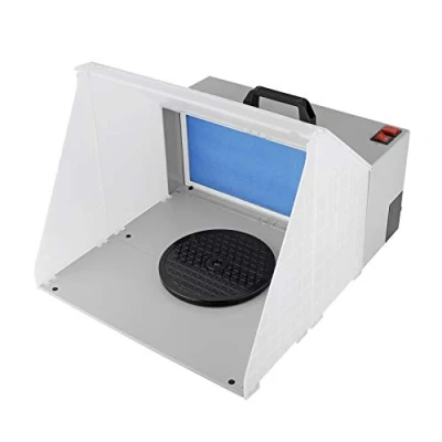 Imagen de YAOBLUESEA Extractor de aerógrafo 3m3 / min Filtro Color Vapor Pintura W420 para neblina Recambio Aire Exterior Aerosol