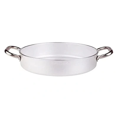 Imagen de Agnelli ALMA10640 Cacerola Baja con 2 Asas en Acero, Aluminio Profesional 3 mm, 40 cm, Metal, Plateado