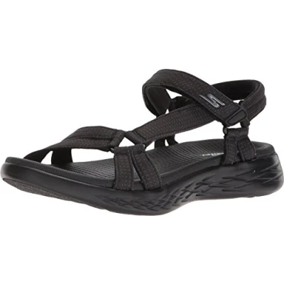Imagen de Skechers On The Go 600 Brilliancy, Sandalias atléticas Mujer, Black, 37 EU